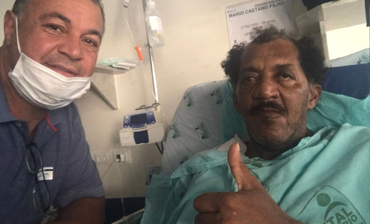 O ex-jogador Marinho, conhecido por sua trajetória no Flamengo e Atlético nos anos 1980, foi submetido a