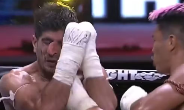 Iraniano Shayan Heydari sofre derrota devastadora e ganha cirurgia plástica após luta de muay thai na Tailândia 1 CAPA PLACAR ESPORTIVO 81