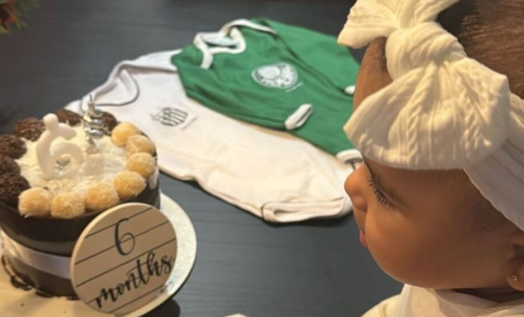 Neymar, jogador do Al-Hilal, compartilha a adorável celebração do 'mêsversário' de seis meses de sua filha Mavie, fruto de seu
