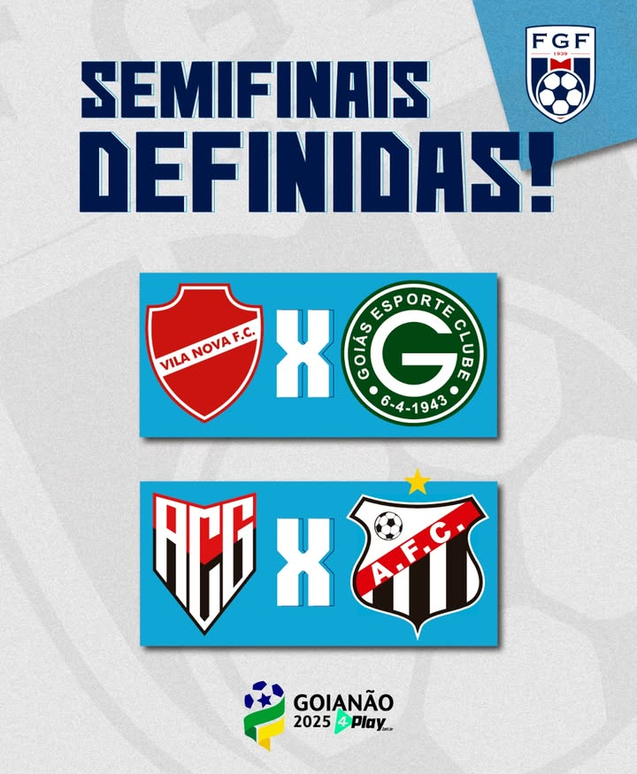Veja onde assistir aos jogos das semifinais do Goianão 2025 1 Está cada vez mais próximo de sabermos quem será o Campeão Goiano de 2025. Nesse final de semana começam as semifinais do maior estadual da Região Centro-Oeste do Brasil. De um lado, Atlético x Anápolis medem forças. Do outro, Goiás x Vila Nova prometem clássicos inesquecíveis. E o site Placar Esportivo te conta onde assistir esses dois grandes jogos. Já neste sábado, 08 de março, Atlético x Anápolis fazem o duelo de ida a partir das 17 horas, no estádio Antônio Accioly, com transmissão da TV Brasil Central, que também transmite no domingo, Goiás x Vila Nova, às 17 horas, direto do estádio Haile Pinheiro. No sábado, o pré-jogo começa às 16 horas, com apresentação de Beatriz Mona. Quem vai narrar Atlético x Anápolis será Daniel de Paula. Comentam o duelo, Jair Cardoso, Danilo Dias e Rafael Vasconcelos. Pedro Rabelo, Alexandre Garcia e Manu estarão nas reportagens direto do bairro de Campinas. No domingo, a apresentadora Thaís Freitas dá o ponta-pé inicial na transmissão a partir das 16 horas. Na sequência o narrador Jhony Botelho te conta tudo de Goiás x Vila. E como sempre, Pedro Rabelo, Beatriz Mona e Manu não irão deixar passar nenhum detalhe nas reportagens direto da Serrinha. Completando o timaço da TBC, a analista de arbitragem Nadine Bastos estará de olho nos donos do apito!