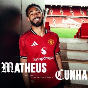 MERCADO: Matheus Cunha foi apresentado pelo Manchester United 4 Cunha