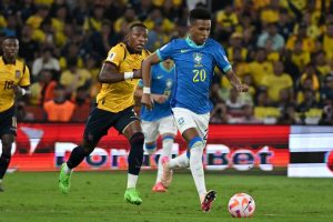SELEÇÃO: Brasil empata sem brilho com Equador na estreia de Ancelotti 2 estevao selecao
