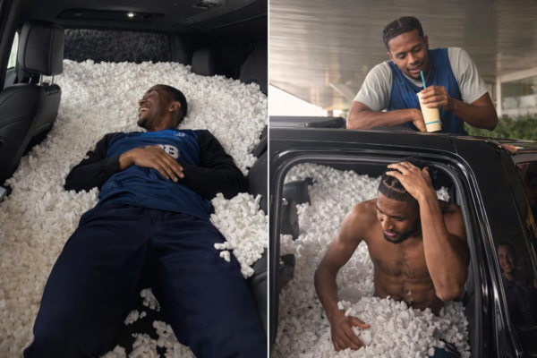 Thomas Sorber, foi flagrado dormindo em reunião do time e "punido" com brincadeira feita pelos colegas. Imagens foram divulgadas nas rede sociais de Isaiah Hartenstein e Jalen Williams